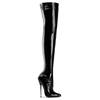 Devious - DAGGER3000 Kniehohe Stiefeletten - Pole dance schuhe - Schwarz Product image